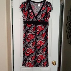 No Boundaries Black Red Dress